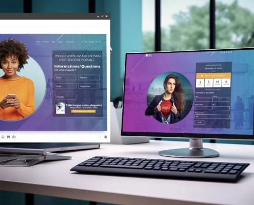 eMailing, pour les portes ouvertes de l'école de commerce de Lyon.