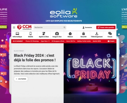 Ads Google pour l'ATS eolia software