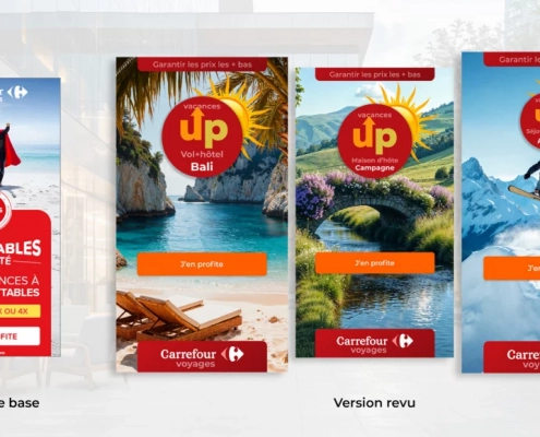 Ads Google Carrefour voyage