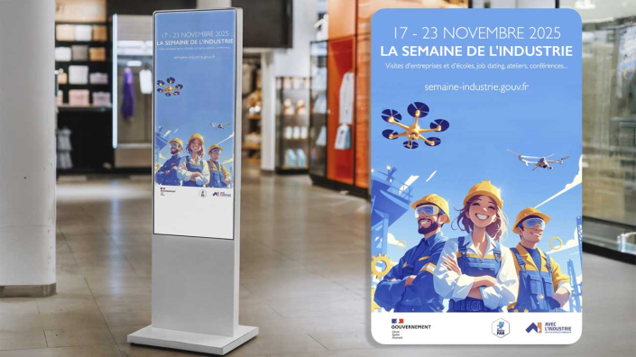 Campagne publicitaire et flyer